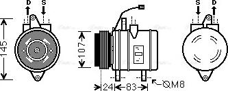 Ava Quality Cooling DW K096 - Компрессор кондиционера unicars.by