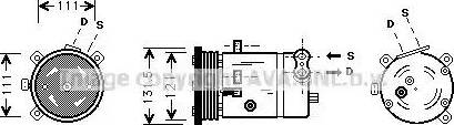 Ava Quality Cooling DW K038 - Компрессор кондиционера unicars.by