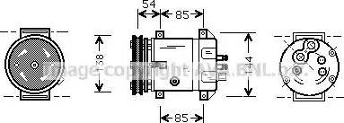 Ava Quality Cooling DW K020 - Компрессор кондиционера unicars.by