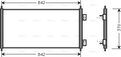 Ava Quality Cooling FD 5303 - Конденсатор кондиционера unicars.by