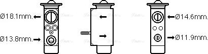 Ava Quality Cooling FD1492 - Расширительный клапан, кондиционер unicars.by