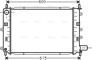 Ava Quality Cooling FD 2151 - Радиатор, охлаждение двигателя unicars.by