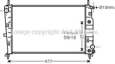 Ava Quality Cooling FD 2197 - Радиатор, охлаждение двигателя unicars.by