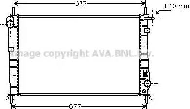 Ava Quality Cooling FD 2185 - Радиатор, охлаждение двигателя unicars.by