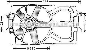 Ava Quality Cooling FD 7517 - Вентилятор, охлаждение двигателя unicars.by