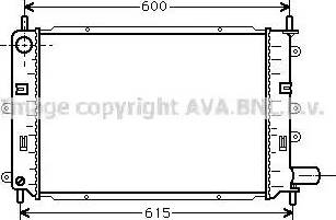 Ava Quality Cooling FDA2151 - Радиатор, охлаждение двигателя unicars.by