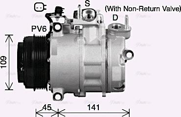 Ava Quality Cooling FDAK692 - Компрессор кондиционера unicars.by