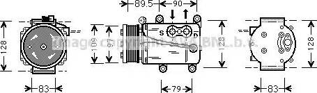 Ava Quality Cooling FD K082 - Компрессор кондиционера unicars.by