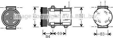 Ava Quality Cooling FD K167 - Компрессор кондиционера unicars.by