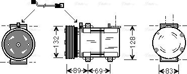 Ava Quality Cooling FDAK290 - Компрессор кондиционера unicars.by