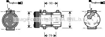 Ava Quality Cooling FD K282 - Компрессор кондиционера unicars.by