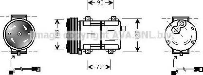 Ava Quality Cooling FDAK283 - Компрессор кондиционера unicars.by