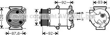 Ava Quality Cooling FD K430 - Компрессор кондиционера unicars.by