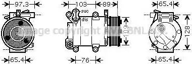 Ava Quality Cooling FD K391 - Компрессор кондиционера unicars.by