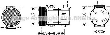 Ava Quality Cooling FD K322 - Компрессор кондиционера unicars.by