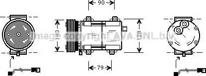 Ava Quality Cooling FD K288 - Компрессор кондиционера unicars.by