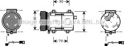 Ava Quality Cooling FDK278 - Компрессор кондиционера unicars.by