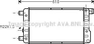 Ava Quality Cooling FT 2115 - Радиатор, охлаждение двигателя unicars.by