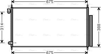 Ava Quality Cooling HD5185D - Конденсатор кондиционера unicars.by