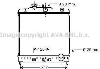 Ava Quality Cooling HD 2067 - Радиатор, охлаждение двигателя unicars.by