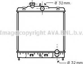 Ava Quality Cooling HD 2080 - Радиатор, охлаждение двигателя unicars.by