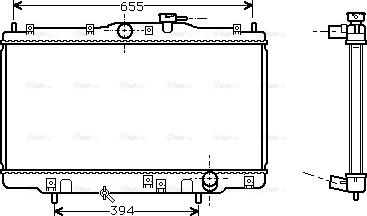 Ava Quality Cooling HD 2070 - Радиатор, охлаждение двигателя unicars.by