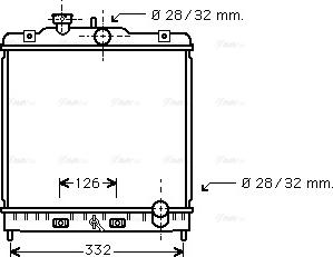 Ava Quality Cooling HD 2120 - Радиатор, охлаждение двигателя unicars.by