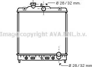 Ava Quality Cooling HD 2123 - Радиатор, охлаждение двигателя unicars.by