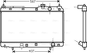 Ava Quality Cooling HD 2175 - Радиатор, охлаждение двигателя unicars.by