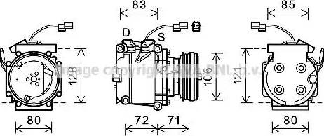 Ava Quality Cooling HDAK246 - Компрессор кондиционера unicars.by