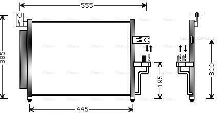 Ava Quality Cooling HY5081D - Конденсатор кондиционера unicars.by