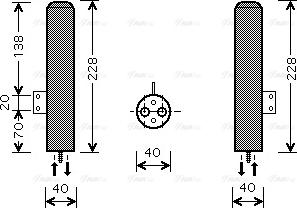 Ava Quality Cooling HYD193 - Осушитель, кондиционер unicars.by