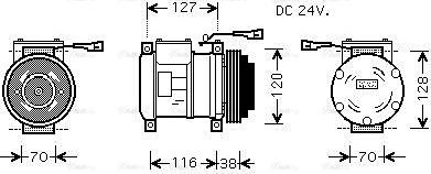 Ava Quality Cooling IVAK073 - Компрессор кондиционера unicars.by