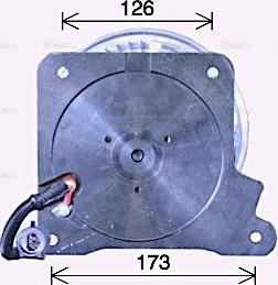 Ava Quality Cooling IVC144 - Сцепление, вентилятор радиатора unicars.by