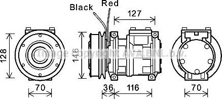 Ava Quality Cooling JDAK030 - Компрессор кондиционера unicars.by