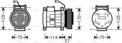 Ava Quality Cooling JEAK034 - Компрессор кондиционера unicars.by