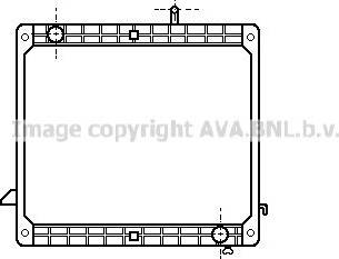 Ava Quality Cooling ME2122 - Радиатор, охлаждение двигателя unicars.by