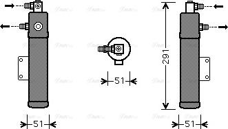 Ava Quality Cooling ME D201 - Осушитель, кондиционер unicars.by