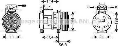 Ava Quality Cooling ME K227 - Компрессор кондиционера unicars.by