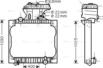 Ava Quality Cooling MN 2016 - Радиатор, охлаждение двигателя unicars.by