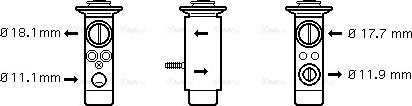 Ava Quality Cooling MS 1124 - Расширительный клапан, кондиционер unicars.by