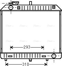 Ava Quality Cooling MSA2127 - Радиатор, охлаждение двигателя unicars.by