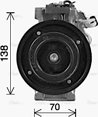 Ava Quality Cooling MSAK772 - Компрессор кондиционера unicars.by