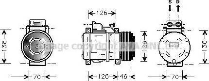 Ava Quality Cooling MS K097 - Компрессор кондиционера unicars.by