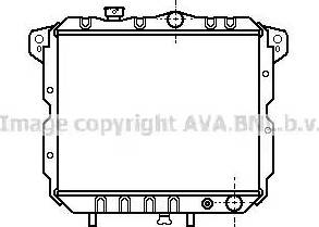 Ava Quality Cooling MT 2034 - Радиатор, охлаждение двигателя unicars.by