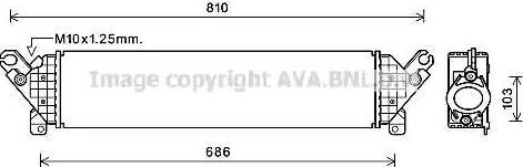 Ava Quality Cooling MZ4277 - Интеркулер, теплообменник турбины unicars.by