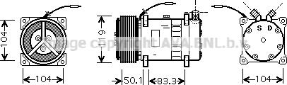 Ava Quality Cooling NHK001 - Компрессор кондиционера unicars.by