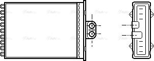 Ava Quality Cooling OL 6217 - Теплообменник, отопление салона unicars.by