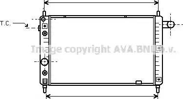 Ava Quality Cooling OL 2126 - Радиатор, охлаждение двигателя unicars.by