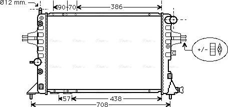 Ava Quality Cooling OLA2329 - Радиатор, охлаждение двигателя unicars.by